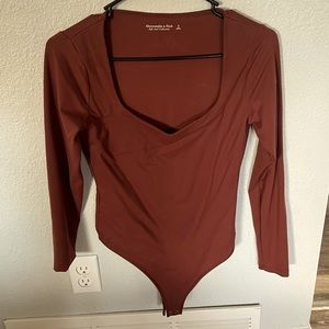 S Women’s Abercrombie & Fitch Square-neck, Seamless Bodysuit